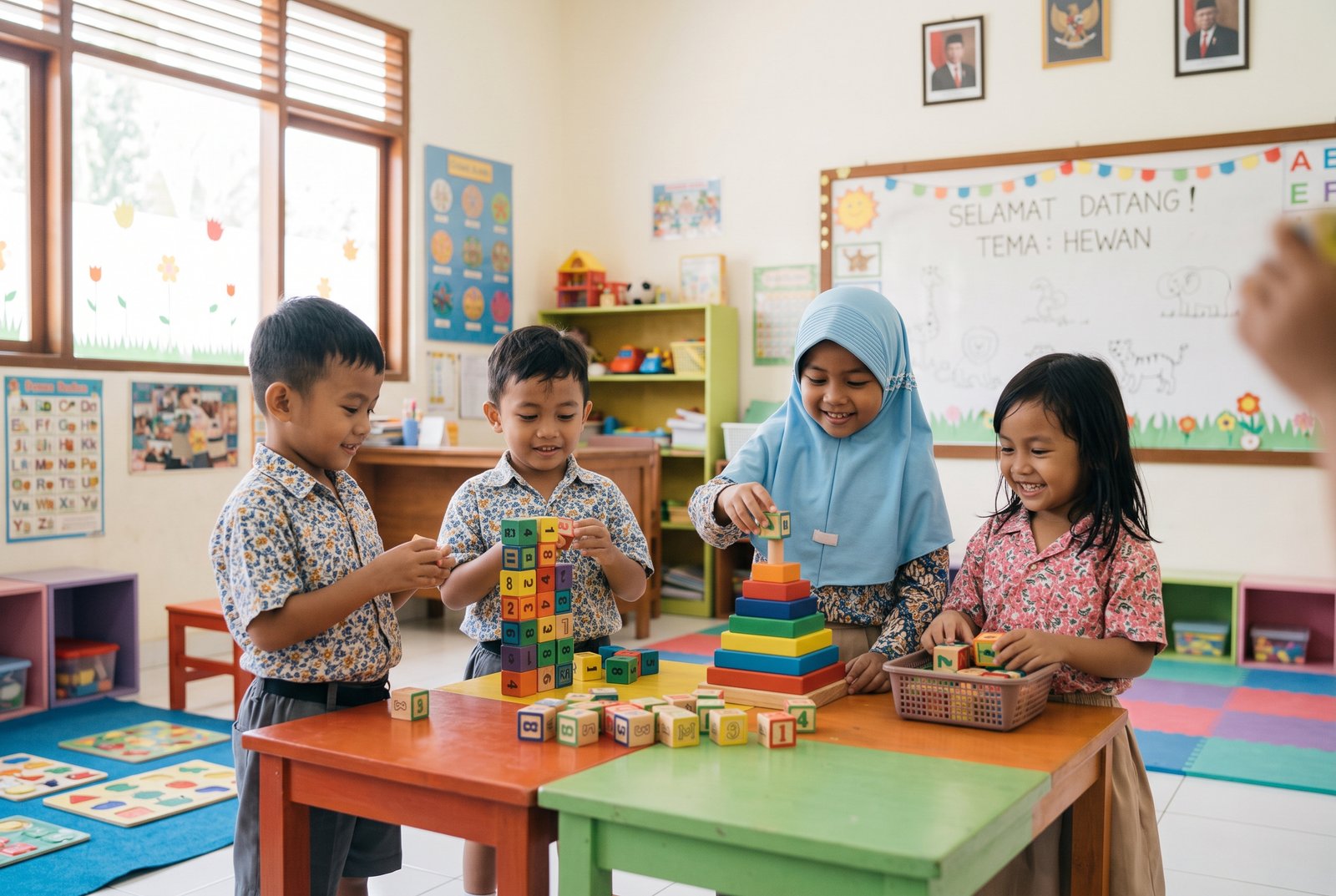 Anak TK Belajar